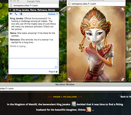 Ramayana retold in Chrome Ramayana retold in Chrome