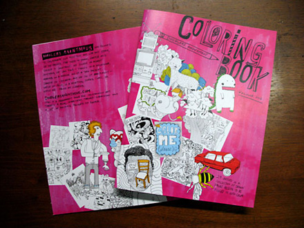 doodlers anonymous colouring book