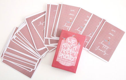 We are a happy family We are a happy family