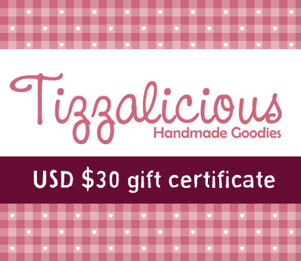 Tizzalicious gift certificate