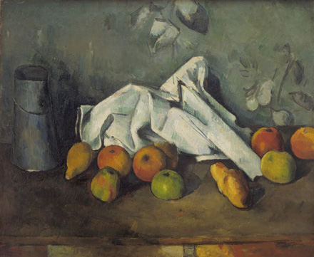 Milk can and apples, Paul Cezanne Milk can and apples, Paul Cezanne