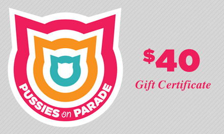 pussies on parade gift voucher