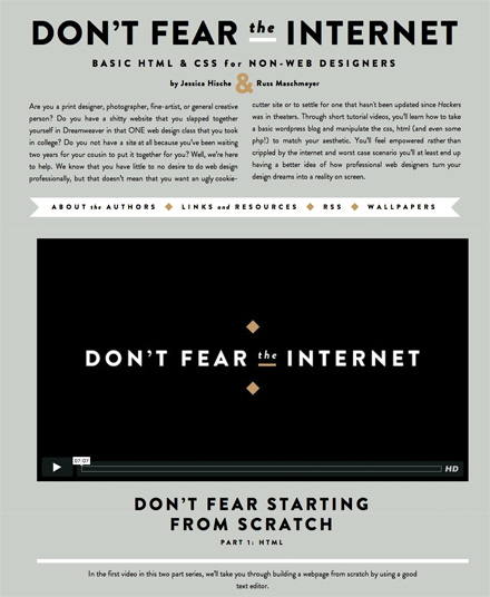 Don't fear the internet
