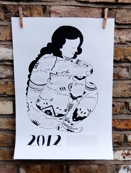 Karolin Schnoor 2012 Calendar