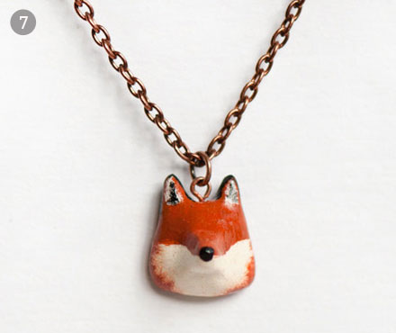 Fox necklace, Leanimale Fox necklace, Leanimale