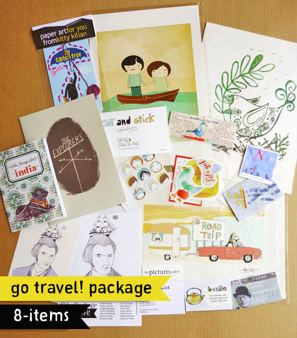 The Go Travel! PikaPackage loot!