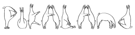 Llama font!
