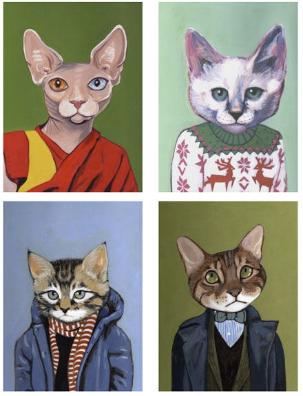 Cats in clothes