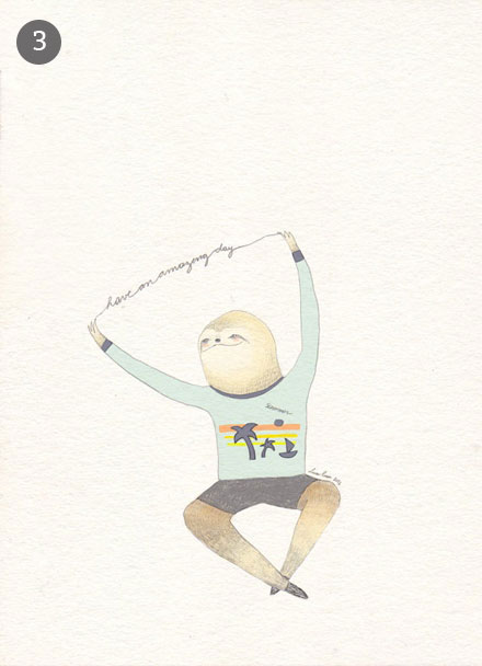sloth by Luisa Possas