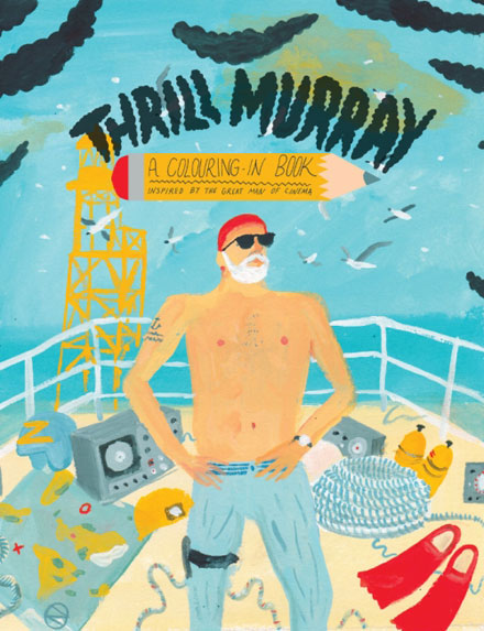 Bill Murray colouring book
