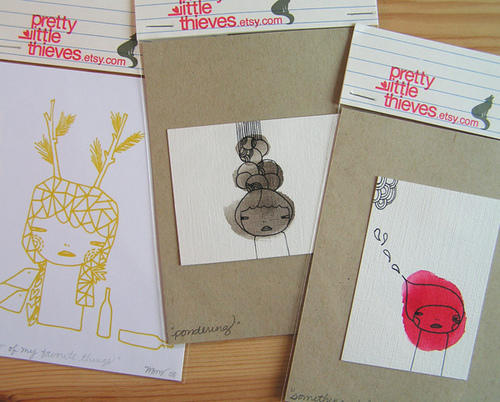 Nancy Mungcal's prints + buttons