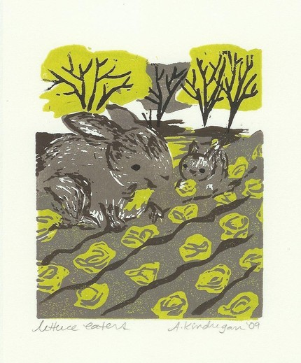 lettuce eaters block print