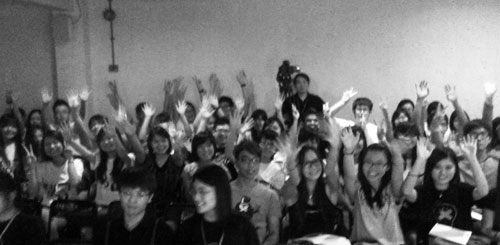 The One Academy students