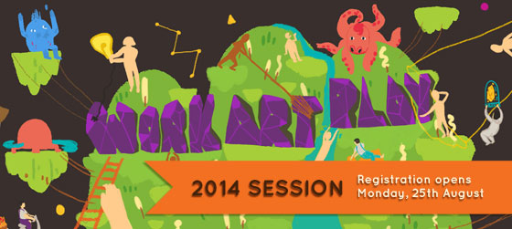 Work/Art/Play's 2014 enrollment is open!